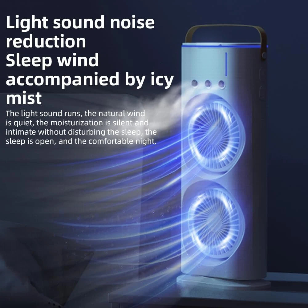 2-in-1 Mist & Cooling Desk Fan