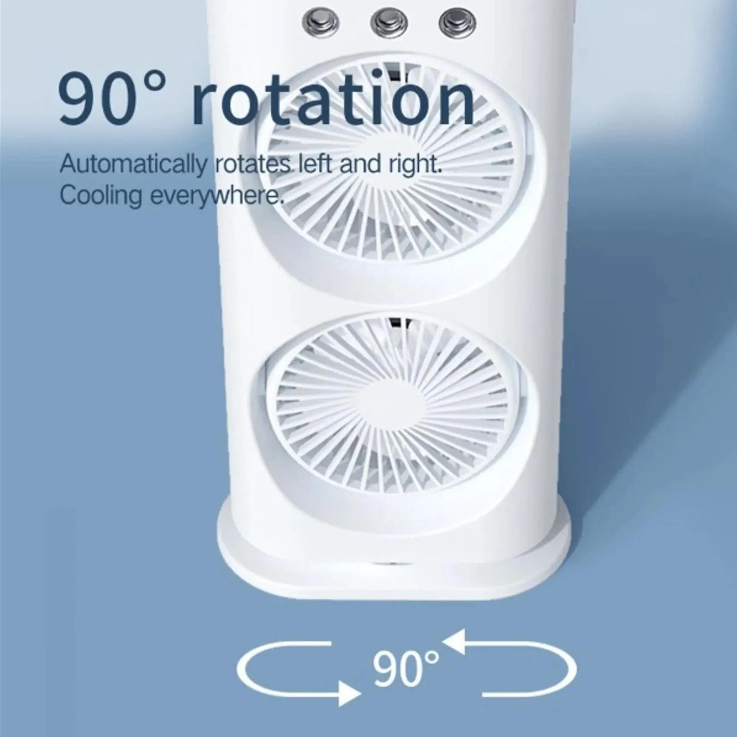 2-in-1 Mist & Cooling Desk Fan