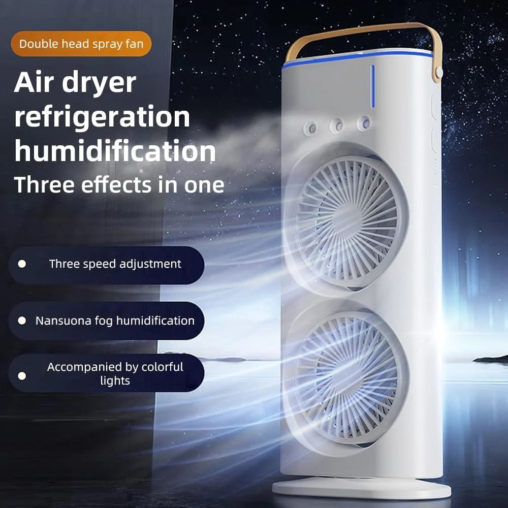 2-in-1 Mist & Cooling Desk Fan