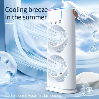 2-in-1 Mist & Cooling Desk Fan