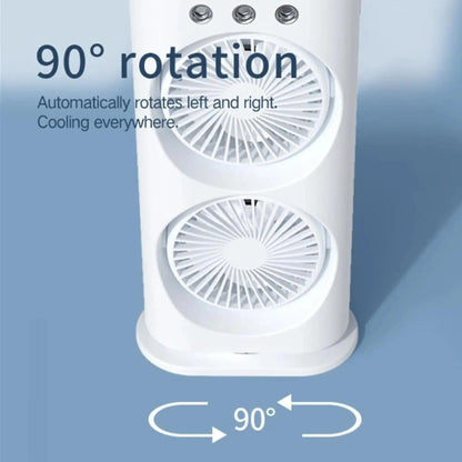 2-in-1 Mist & Cooling Desk Fan