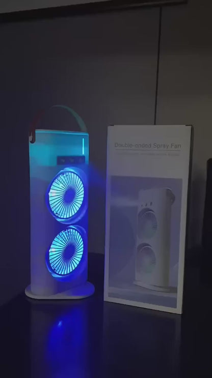 2-in-1 Mist & Cooling Desk Fan